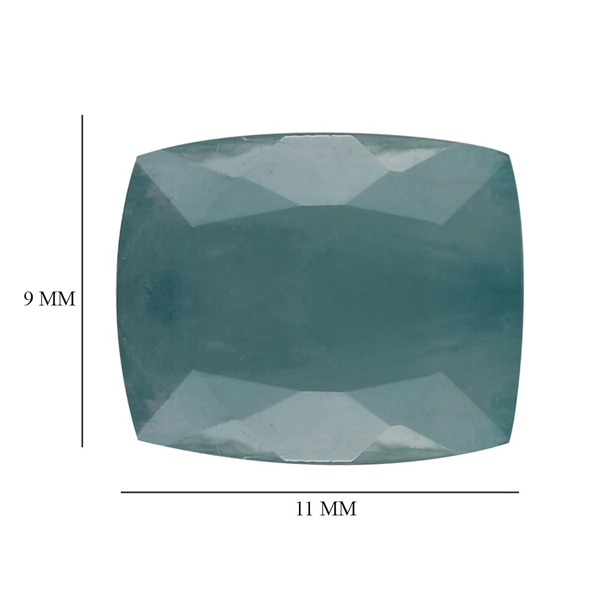 3.44 Ct. Loose Grandidierite A Grade CUSHION 11x9 mm 6099986 4