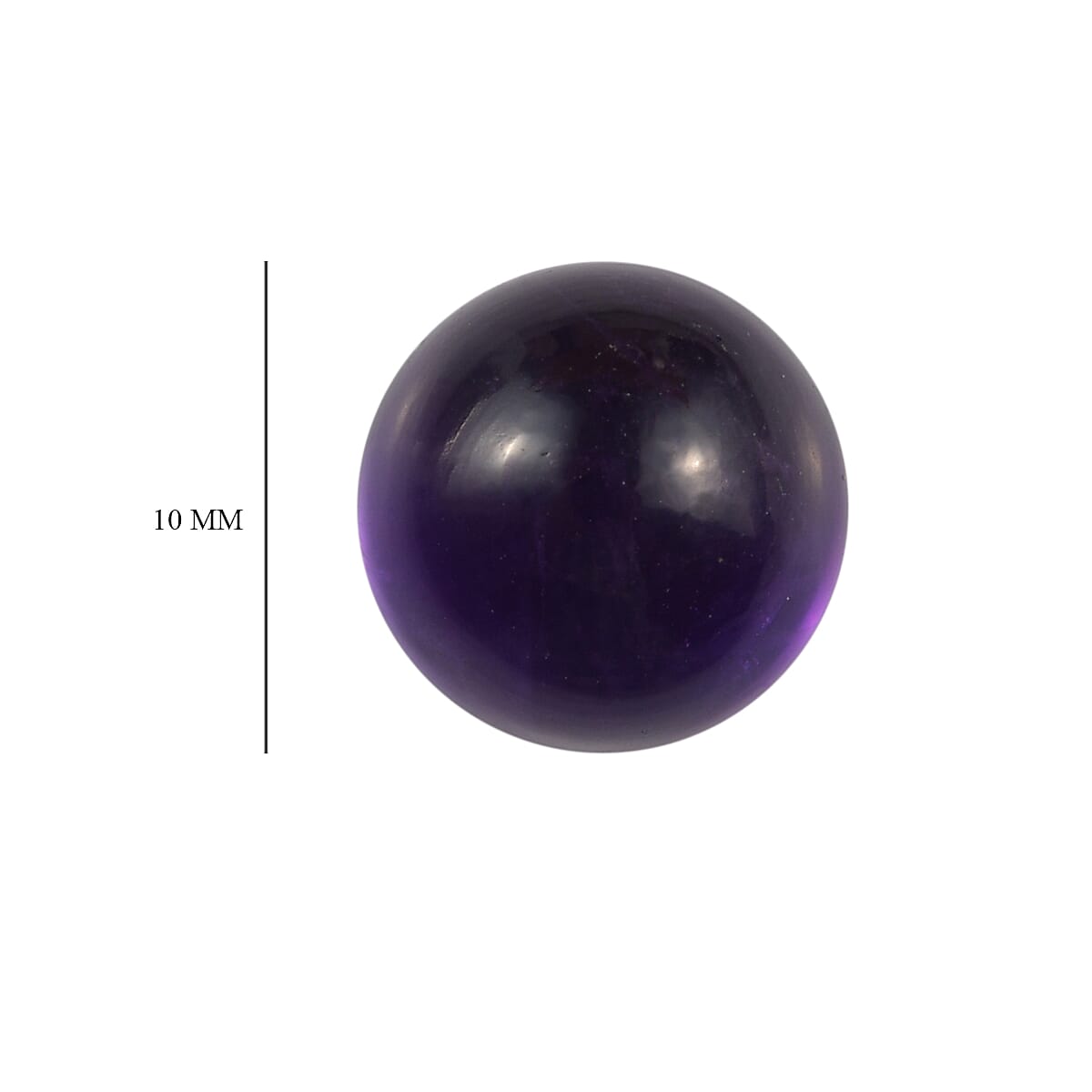 3.82 Ct. Loose African Amethyst AAA Grade ROUND 10 mm 6099915 4