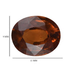 AA Hessonite Garnet  Oval 11x9mm - 3.98 CT