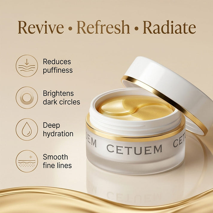 Cetuem SCR Gold Oxygen Complex Eye CrÃ¨me Dark Circles, Puffiness, and Fine Line Plant with Marine Extracts, Ceramide Oil, Vitamins, and Antioxidants 3092280 2