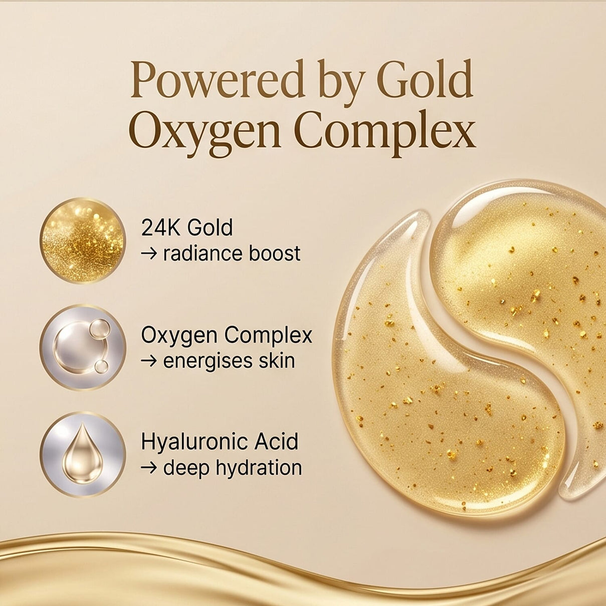 Cetuem SCR Gold Oxygen Complex Eye CrÃ¨me Dark Circles, Puffiness, and Fine Line Plant with Marine Extracts, Ceramide Oil, Vitamins, and Antioxidants 3092280 2