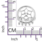 LucyQ Dream Catcher Collection - Rhodium Overlay Sterling Silver 7.00 Gms._3096656_4