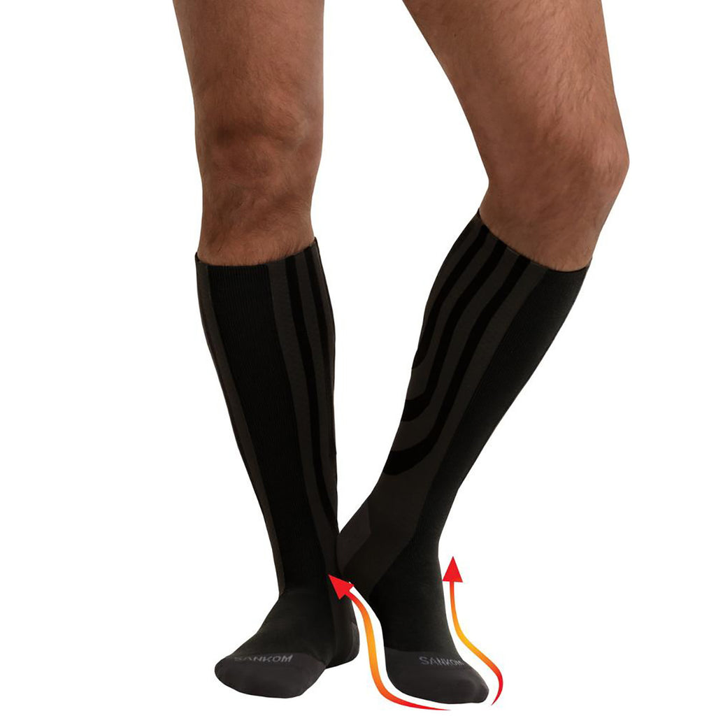 SANKOM SWITZERLAND Patent Socks - Black (Size PLUS I / 3-5 UK)_3098036_1