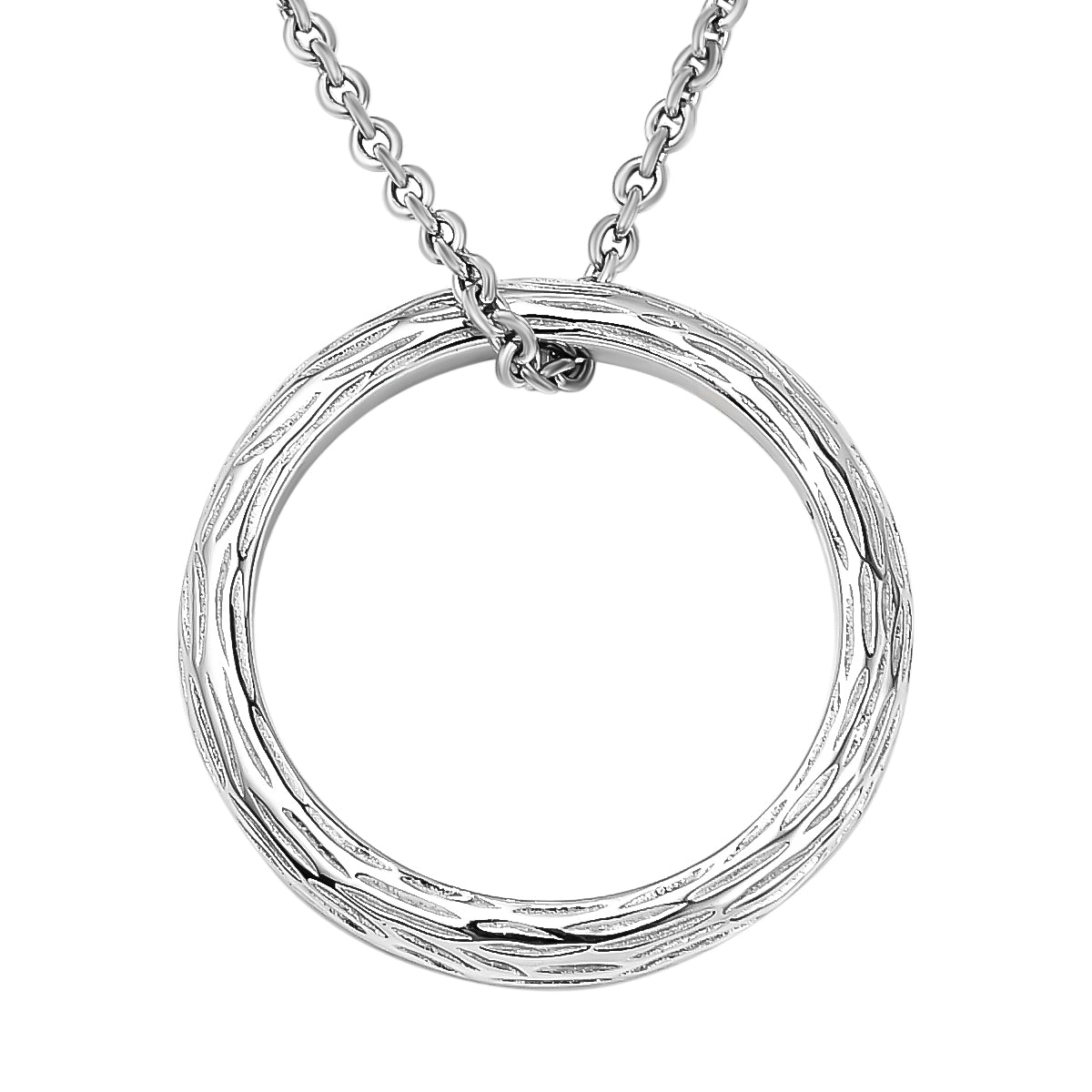 Rhodium Overlay Sterling Silver Pendant 3142979 0