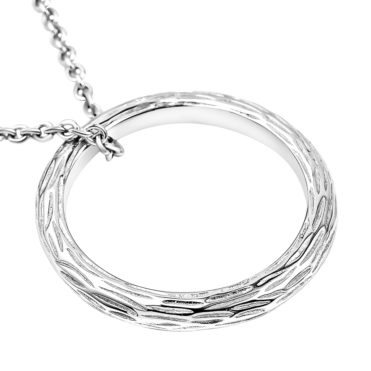Rhodium Overlay Sterling Silver Pendant 3142979 3