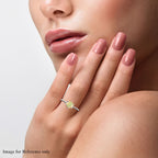 RHAPSODY 950 Platinum AAAA Ethiopian Welo Opal Solitaire Ring