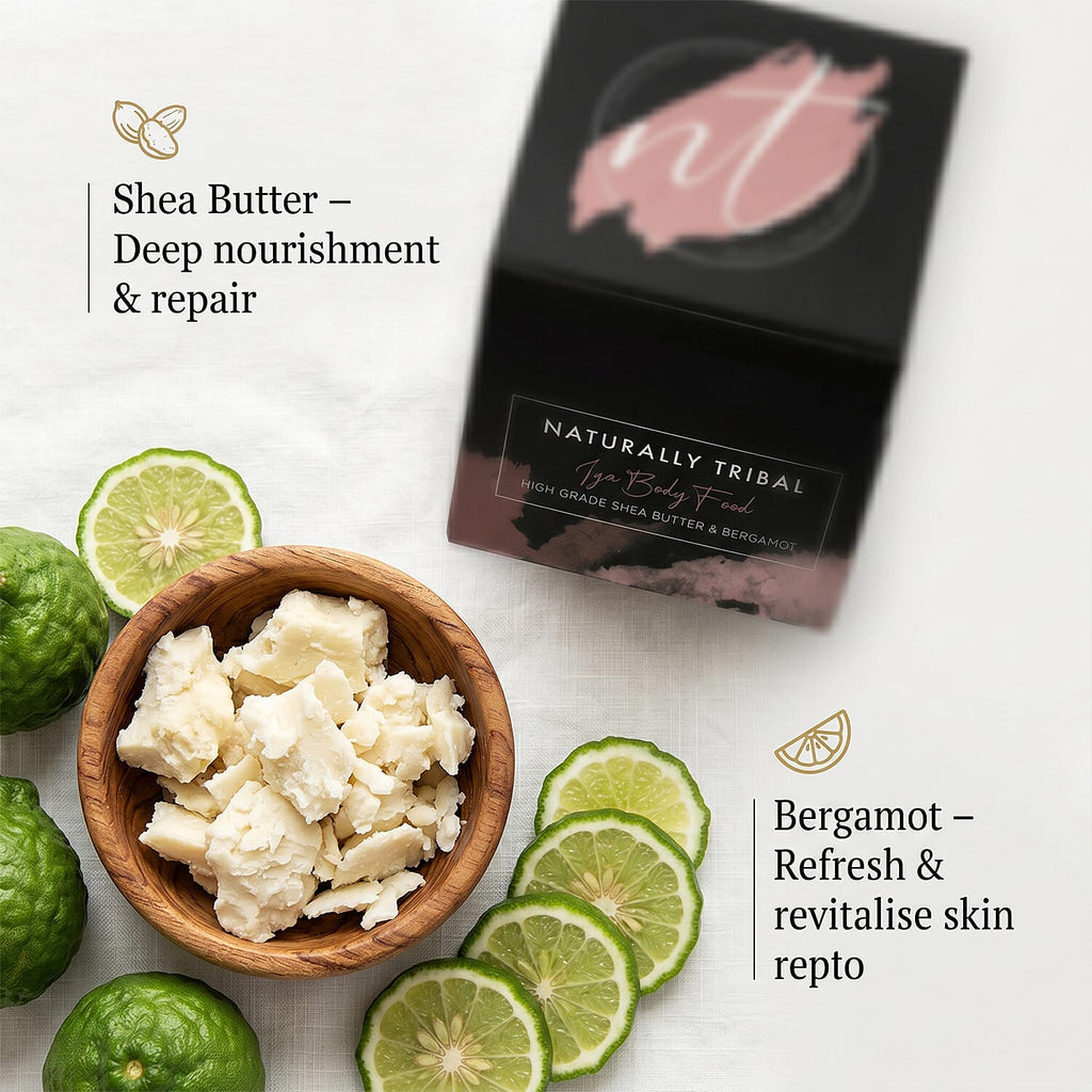 Naturally Tiwa- IYA Women Body Food - High Grade Shea Butter and Bergamot - 250g