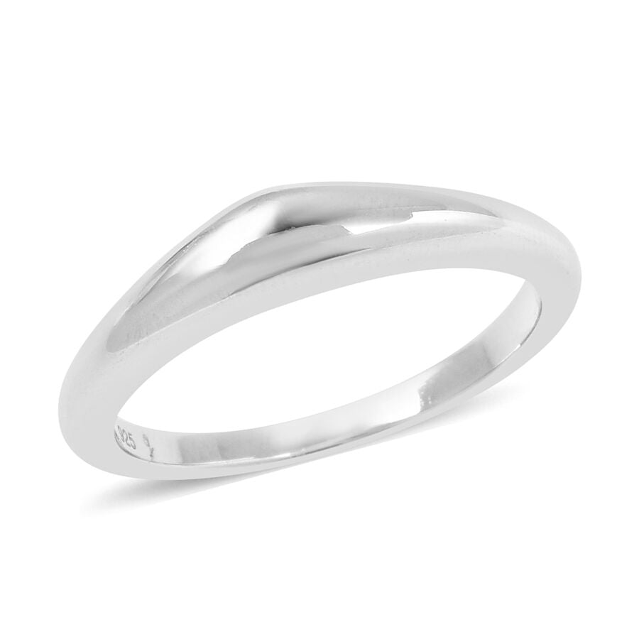 Lucy Q Air Drip Collection - Rhodium Overlay Sterling Silver Ring 3230886 0