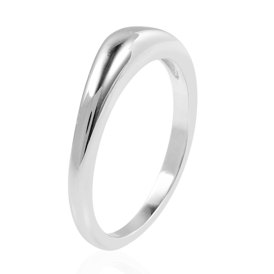 Lucy Q Air Drip Collection - Rhodium Overlay Sterling Silver Ring 3230886 3