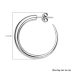 RACHEL GALLEY Rhodium Overlay Sterling Silver Earring (With Push Back)  Silver Wt. 11.20 Gms_3300918_3