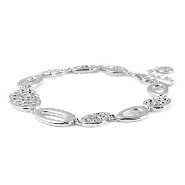 RACHEL GALLEY Rhodium Overlay Sterling Silver Bracelet(Size 8),  Silver Wt. 19.20 Gms 3332986 2