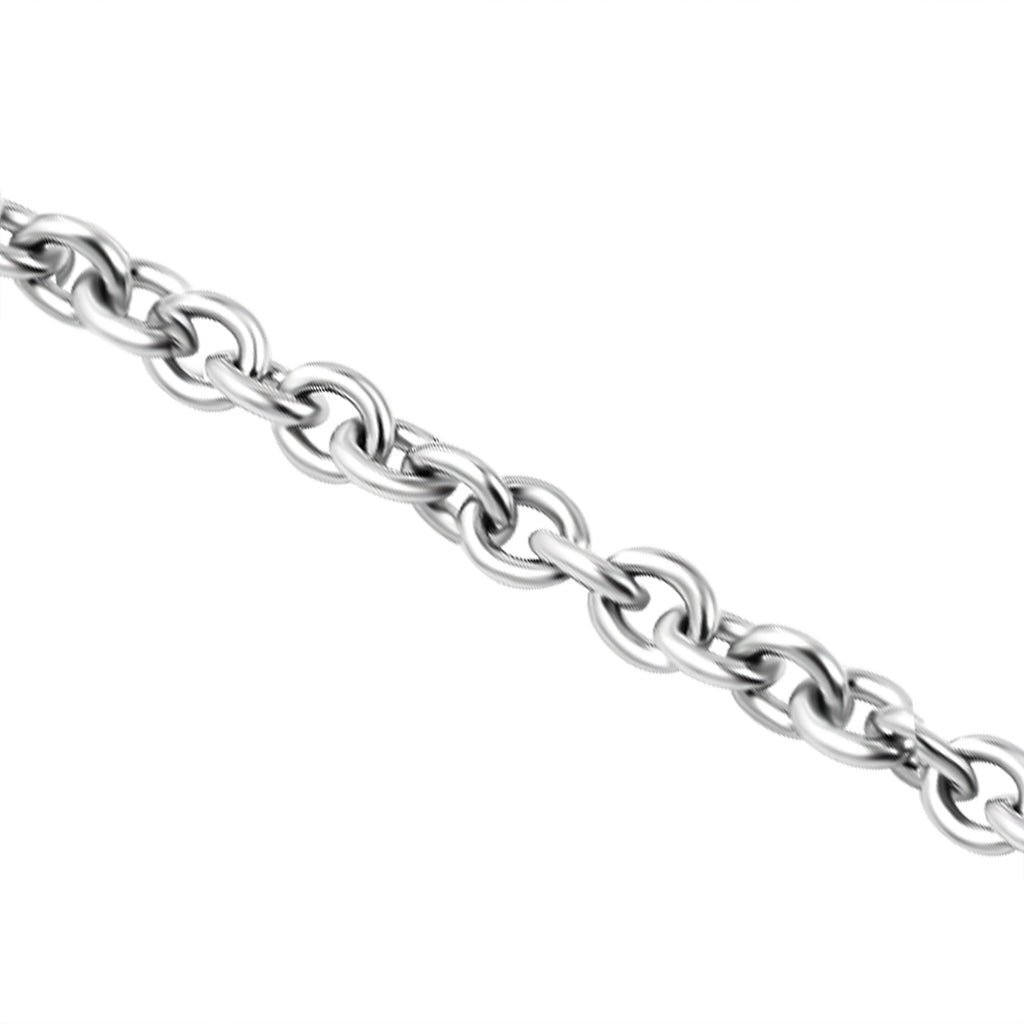 RACHEL GALLEY Rhodium Overlay Sterling Silver Necklace (Size - 16)_3336853_3