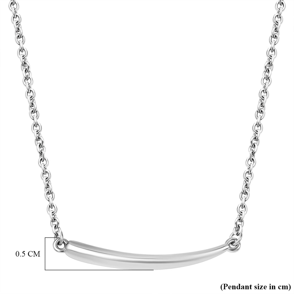 RACHEL GALLEY Rhodium Overlay Sterling Silver Necklace (Size - 16)_3336853_5