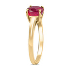 9K Yellow Gold African(FF) Ruby Solitaire Ring 2.23 Ct._3337710_3