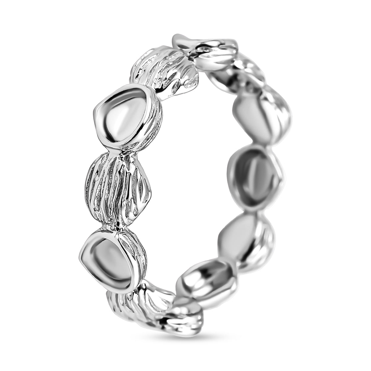RACHEL GALLEY Rhodium Overlay Sterling Silver Ring 3350324 3