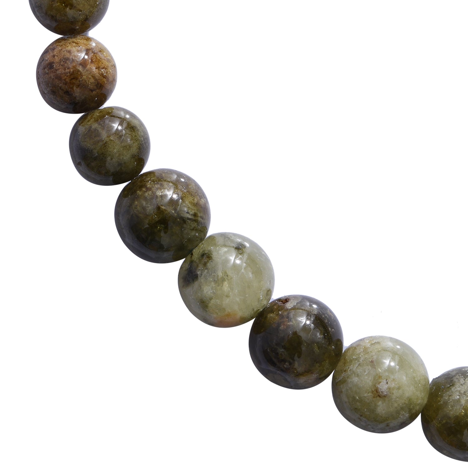 325 Ct AAA Mali Garnet Beaded Necklace in Rhodium Plated Silver with Magnetic 18 Inch 3404258 2