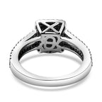 Natural Diamond Ring in Platinum Overlay Sterling Silver 0.50 Ct._3467467_4
