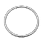RACHEL GALLEY Rhodium Overlay Sterling Silver Bangle (Size 7.5), Silver Wt. 37.00 Gms_3496123_2