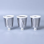 Whizzy Chopper - 3 in 1 Cheese. Vegetable and Fruit Slicer with One Slicing, Shredding and Grating Blade (Size 28x18x14 Cm) - White_3528958_7