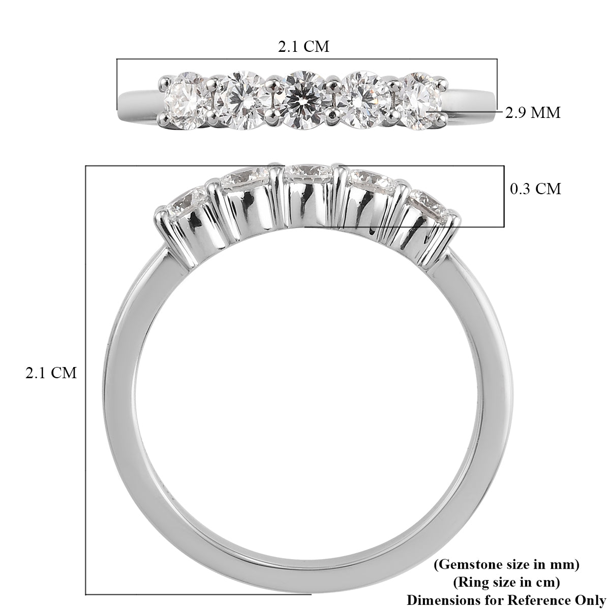 RHAPSODY 0.50 Ct Diamond Band Ring in 950 Platinum 4.03 Grams IGI Certified VS EF 3555925 6