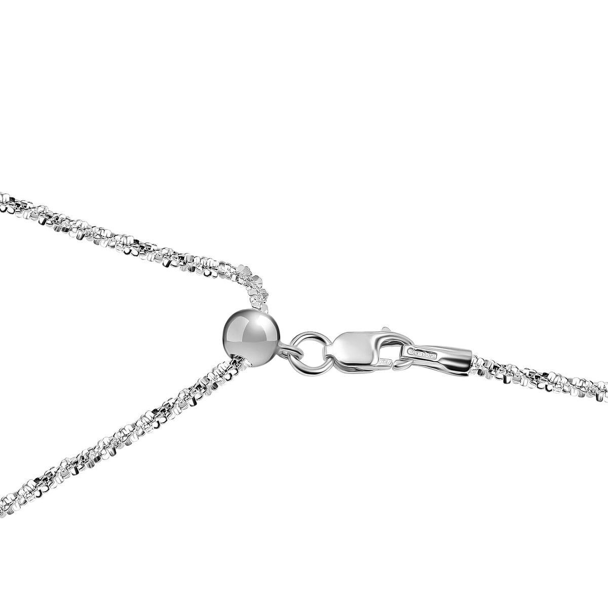 Adjustable Slider Chain in Sterling Silver 24 Inch 3561500 3