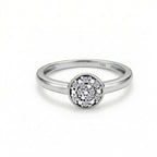 Diamond Ring in Platinum Overlay Sterling Silver_3577022