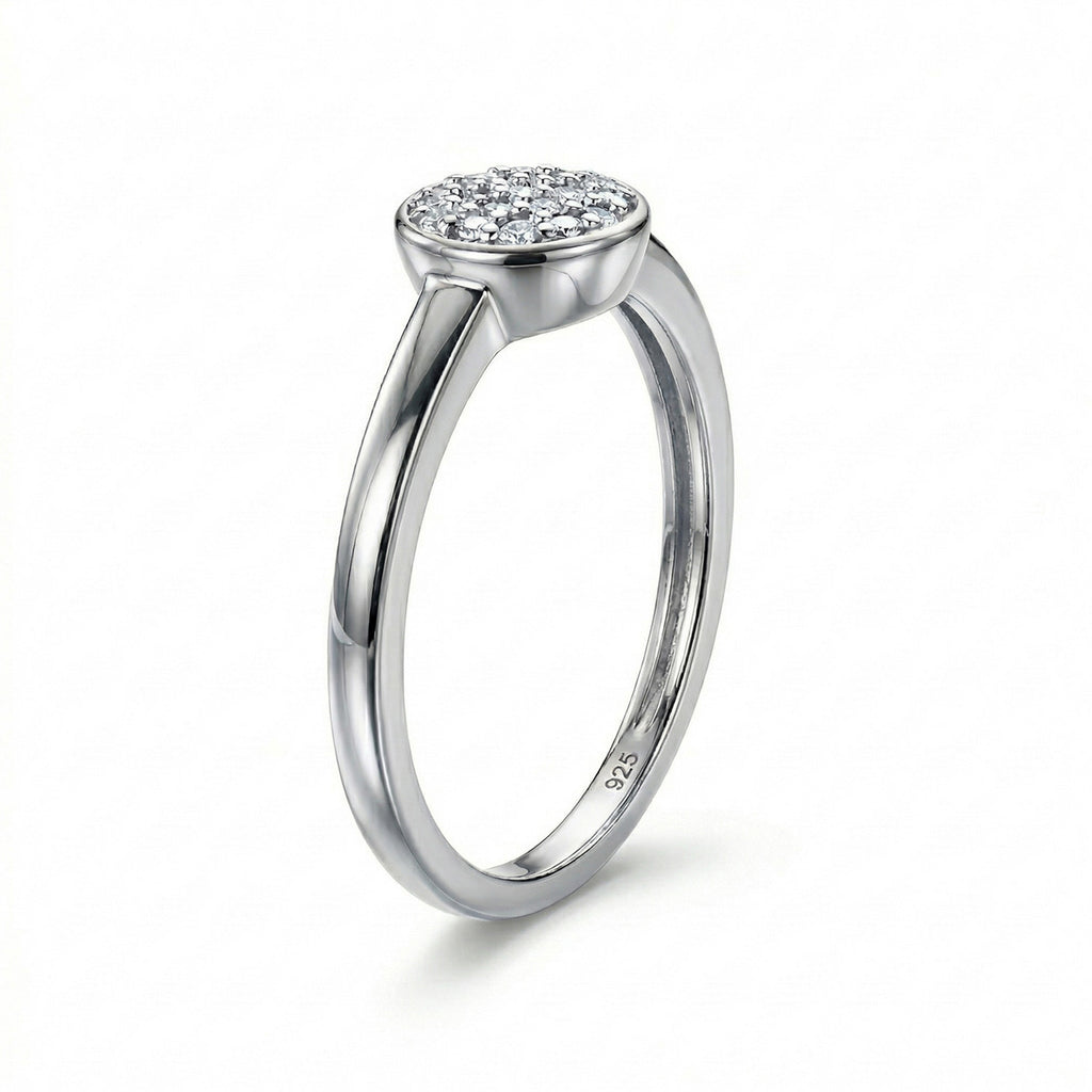 Diamond Ring in Platinum Overlay Sterling Silver_3577022_7