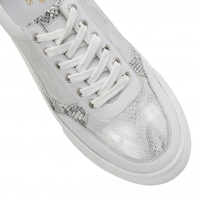 Lotus Stressless Leather Venice Lace-Up Trainers (Size 5) - White 3589489 3