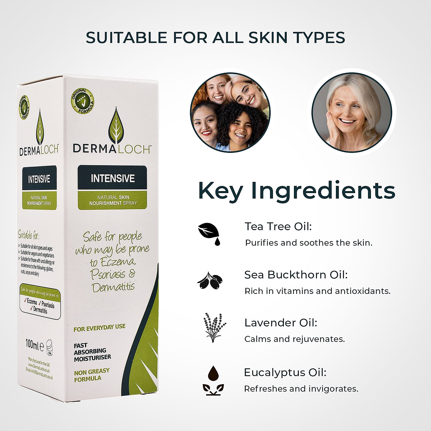 Dermaloch - Natural Skin Nourishment Spray - 100ml 3598953 6