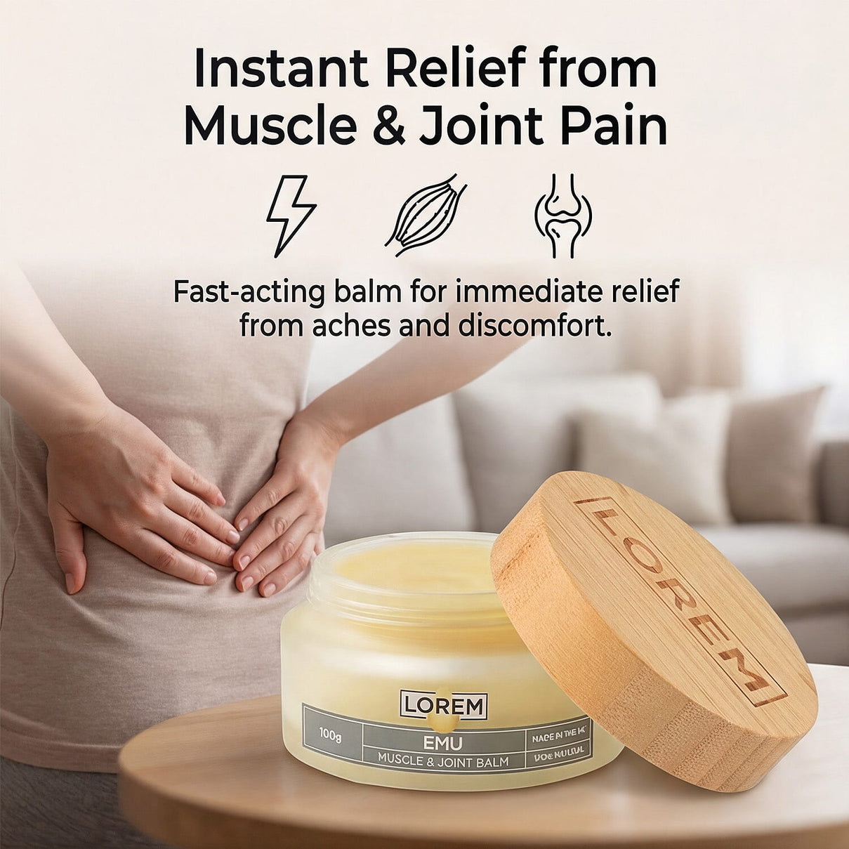 Lorem Emu Balm â€“ Muscle &amp; Joint Comfort Balm (100g) 3618970 1