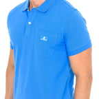 Karl Lagerfeld - Mens Basic Polo Short Sleeve - Blue Size S_3624384_1