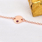 Tanzanite Bracelet (Size 6 With Extender) in Rose Gold Overlay Sterling Silver