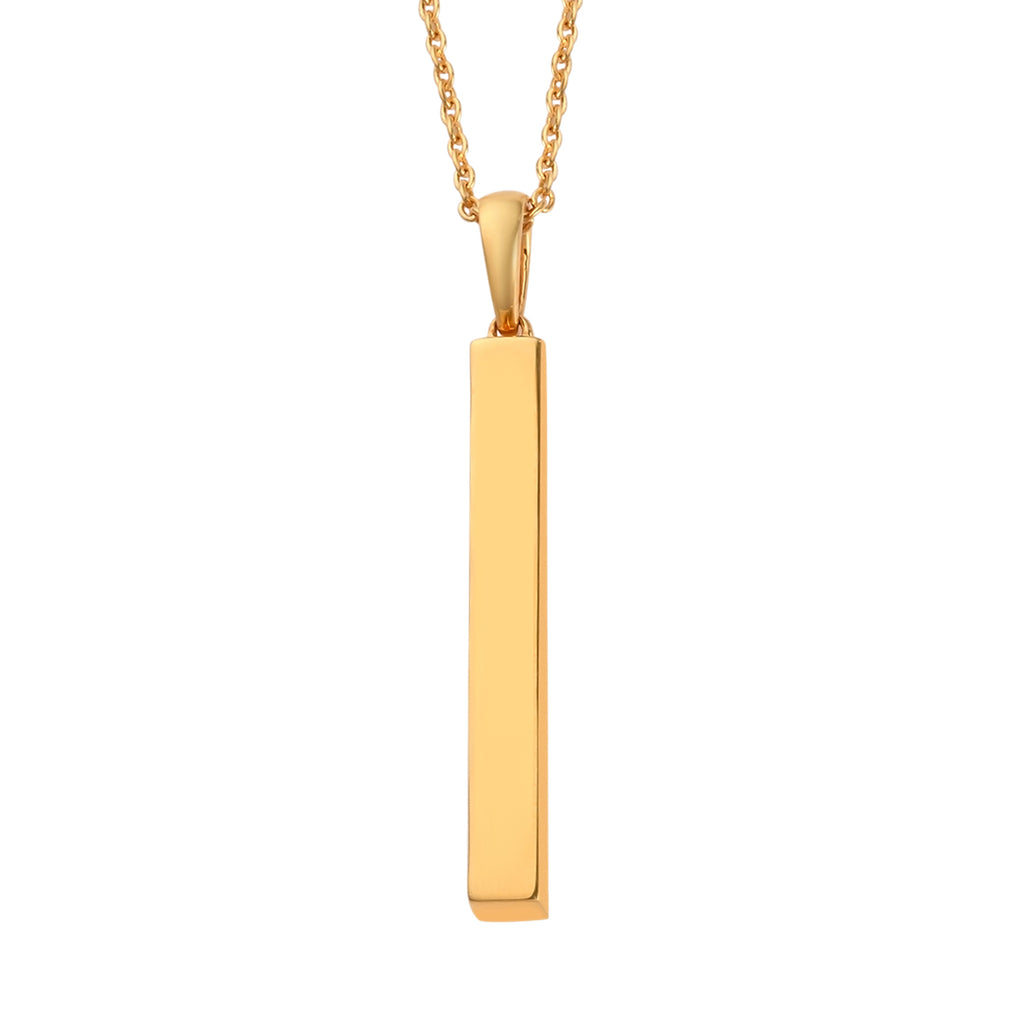14K Yellow Gold Overlay Sterling Silver Pendant with Chain (Size 20), Silver wt. 6.92 Gms_3629272