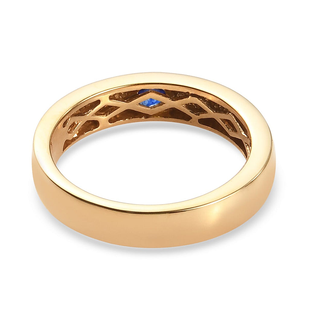 Masoala Sapphire (FF) in 14K Gold Overlay Sterling Silver Ring