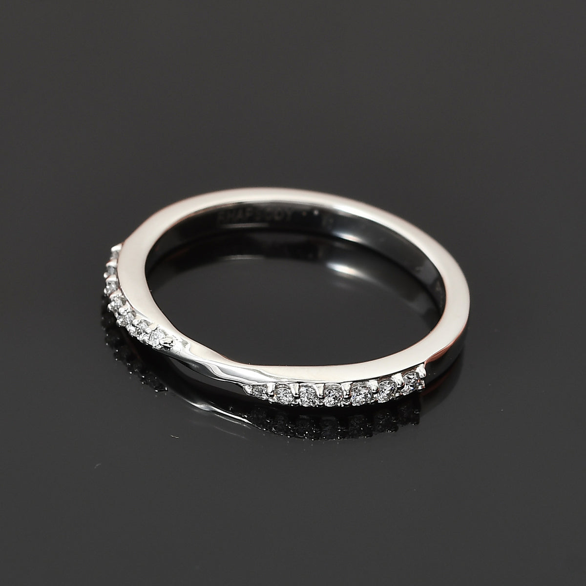 RHAPSODY 950 Platinum IGI Certified (VS-E-F) Diamond Band Ring 0.14 Ct. 3652088 9
