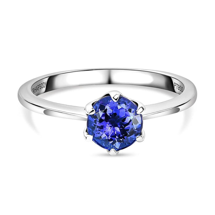 RHAPSODY 950 Platinum AAAA Tanzanite Solitaire Engagement Ring 1.00 Ct. 3659894 1
