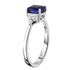 RHAPSODY 950 Platinum AAAA Tanzanite and Diamond (VS/E-F) Ring 1.65 Ct, Platinum Wt. 5.59 Gms_3662042_3