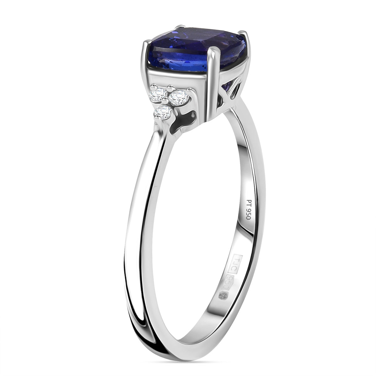 RHAPSODY 950 Platinum AAAA Tanzanite and Diamond (VS/E-F) Ring 1.65 Ct 3662042 3