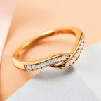 D'Joy - Natural Diamond Crossover Ring in 18K Vermeil Yellow Gold Plated Sterling Silver_3674065_3