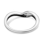 D'Joy - Natural Diamond Crossover Ring in Platinum Overlay Sterling Silver_3674070_4