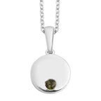 Green Tourmaline Pendant with Chain (Size 18) in Platinum Overlay Sterling Silver_3700972