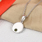 Green Tourmaline Pendant with Chain (Size 18) in Platinum Overlay Sterling Silver_3700972_2