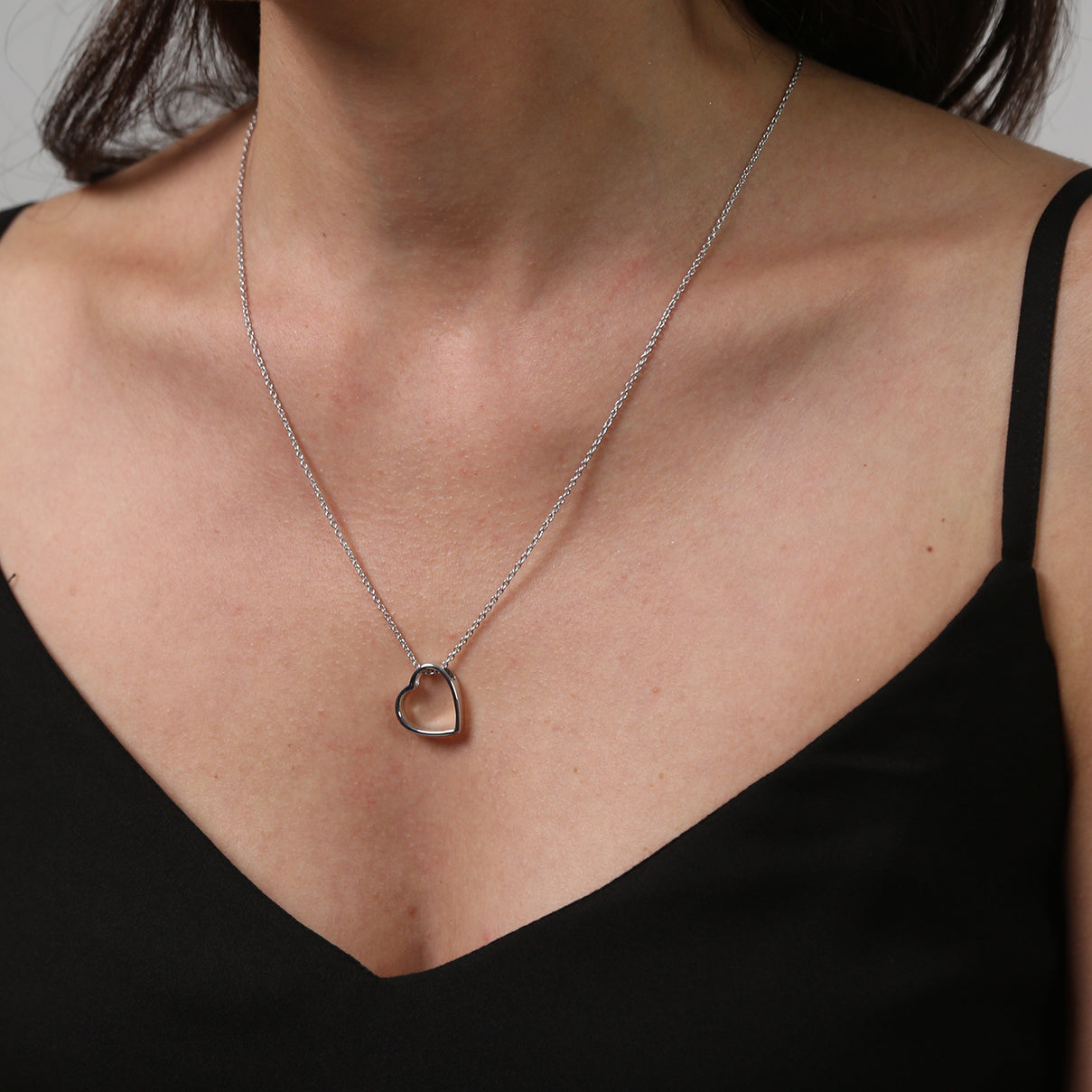 Heart Pendant With Chain Size 18 in 14K Yellow Gold Plated Sterling Silver 3708524 7