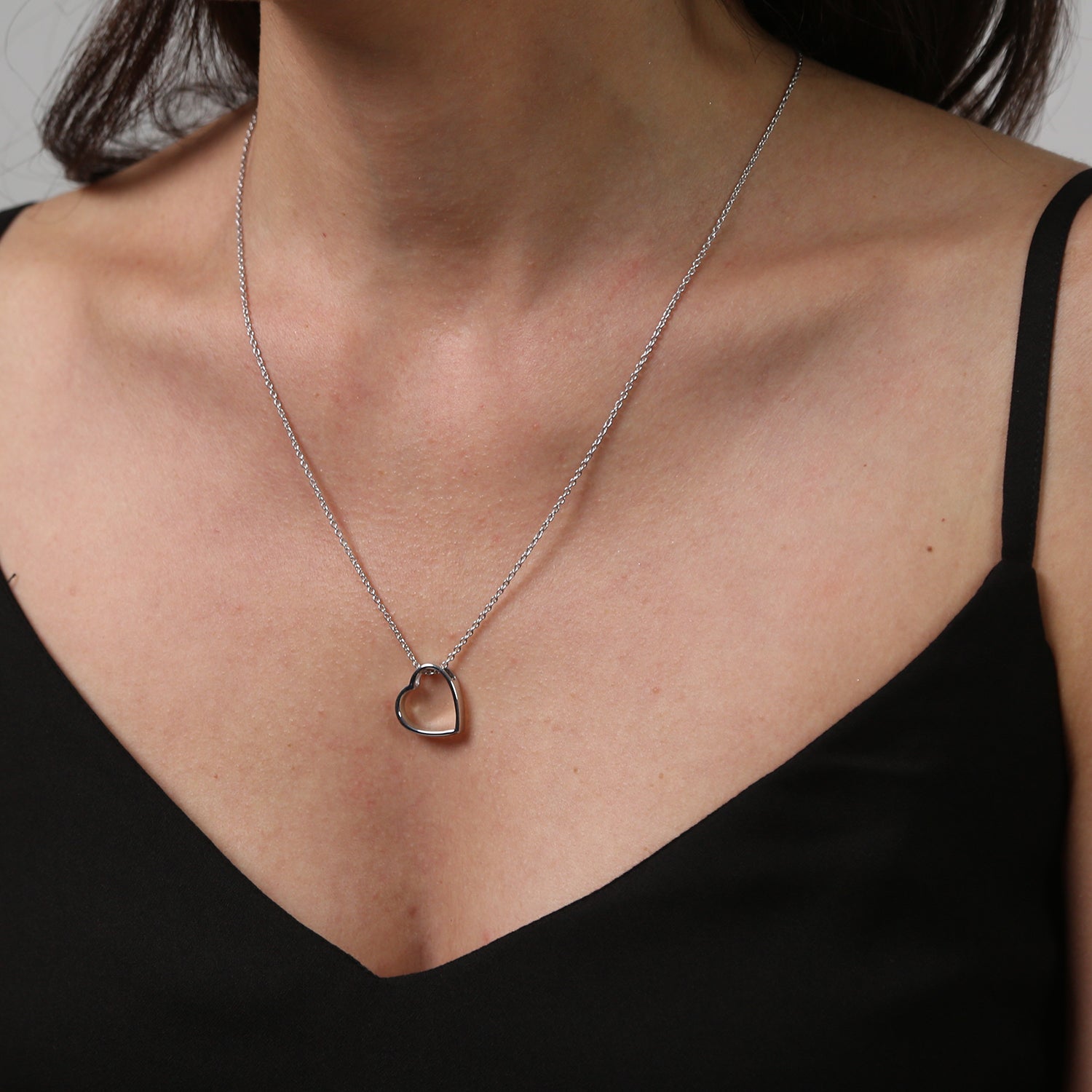 Heart Pendant With Chain Size 18 in 14K Yellow Gold Plated Sterling Silver 3708524 7