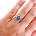D'Joy Australian Boulder Opal & White Diamond Ring in Platinum Overlay Sterling Silver 1.80 Ct._3730666_2