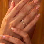 D'Joy - Natural Diamond Wishbone Ring in 18K Vermeil Yellow Gold Plated Sterling Silver_3798768_5