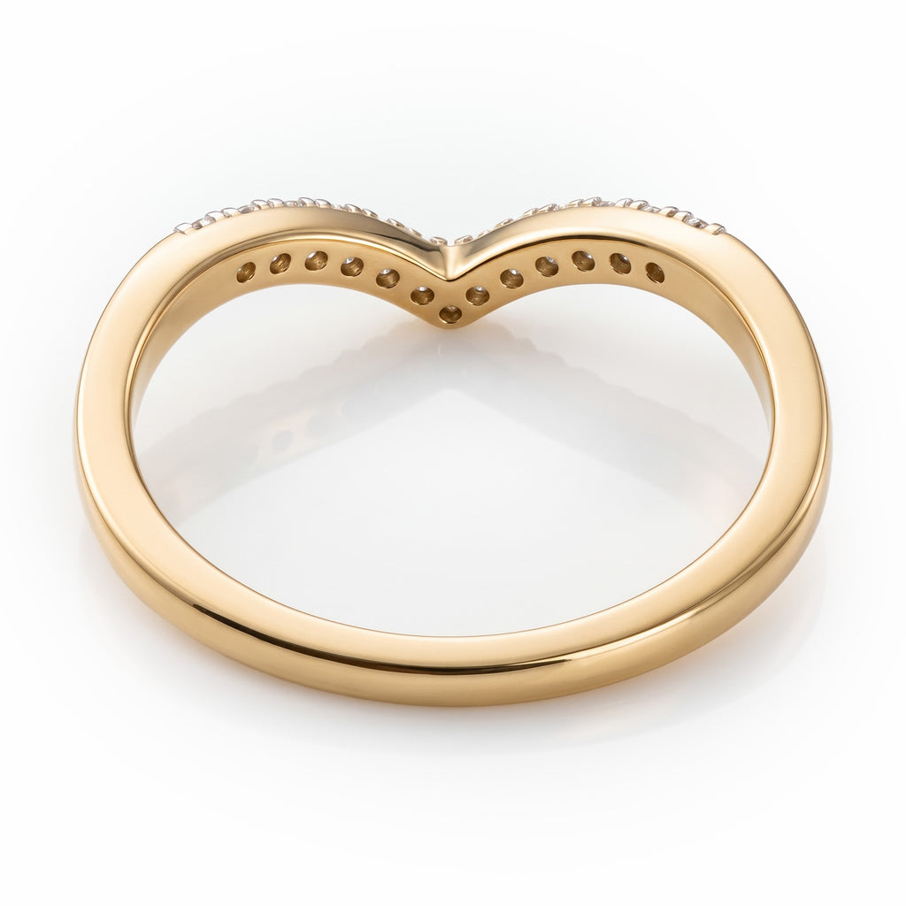 D'Joy - Natural Diamond Wishbone Ring in 18K Vermeil Yellow Gold Plated Sterling Silver_3798768_6