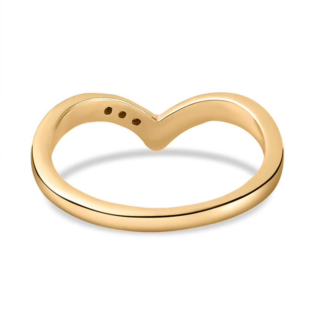 Yellow Diamond Wishbone Ring in 18K Vermeil Yellow Gold Plated Sterling Silver_3798848_4