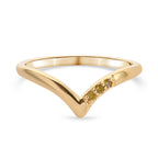 Yellow Diamond Wishbone Ring in 18K Vermeil Yellow Gold Plated Sterling Silver_3798852