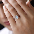 D'Joy SkyBlue Topaz & Natural Zircon Halo Ring in Platinum Overlay Sterling Silver 1.37 Ct._3811745_2
